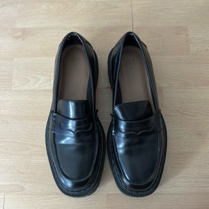 H&M black loafers